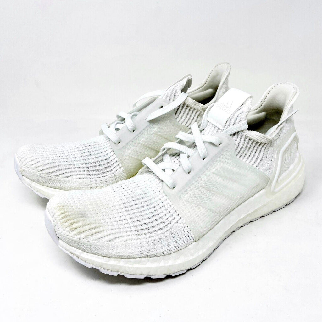 Adidas UltraBoost 19 Triple White Mens Size 8.5 Running Sneakers G54008